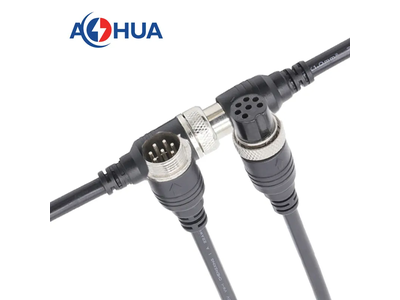 Aohua Aviation Connector M16 4 Pin Waterproof Cable Gx16 Aviation Connector Reverse Camera Cable