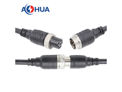 Aohua Aviation Connector M16 4 Pin Waterproof Cable Gx16 Aviation Connector Reverse Camera Cable