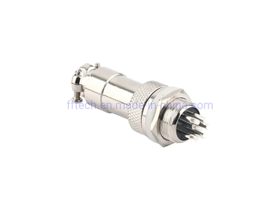 China Supplier Hot Sales Gx12 M12 12mm 2 Pin Electric Circular Connector Male and Female Aviation Connector